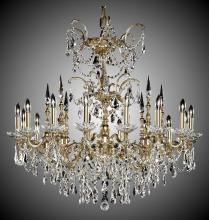  CH9383-A-10W-ST - 16 Light Venetian Chandelier